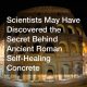 ancient Roman self-healing concrete