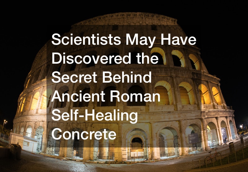 ancient Roman self-healing concrete