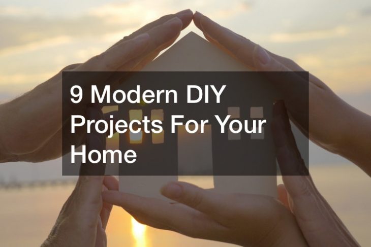 9 Modern DIY Projects For Your Home